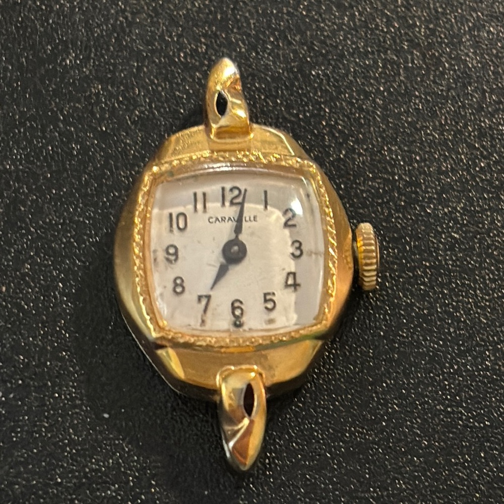 Vintage Caravelle Swiss gold watch self winding * working